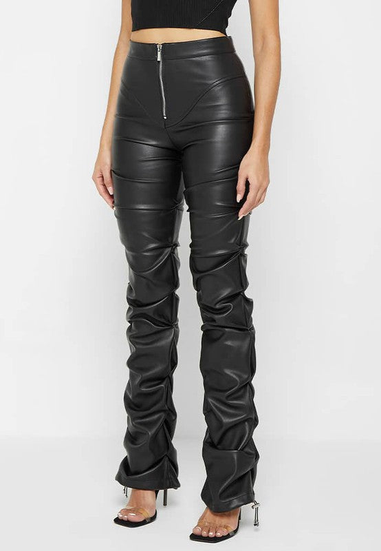 PU LEATHER PANTS