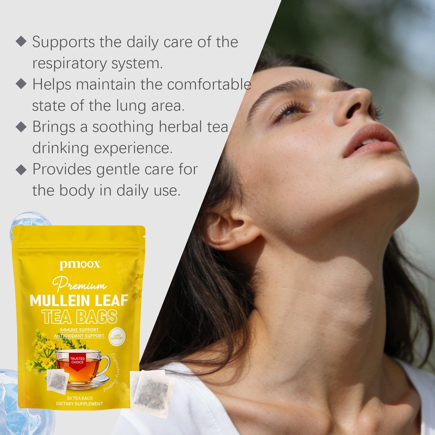 Pmoox Moisturizing Marigold Leaf Tea Bags Daily Comfortable Refreshing Convenient Body Care Gentle Herbal Tea Bags