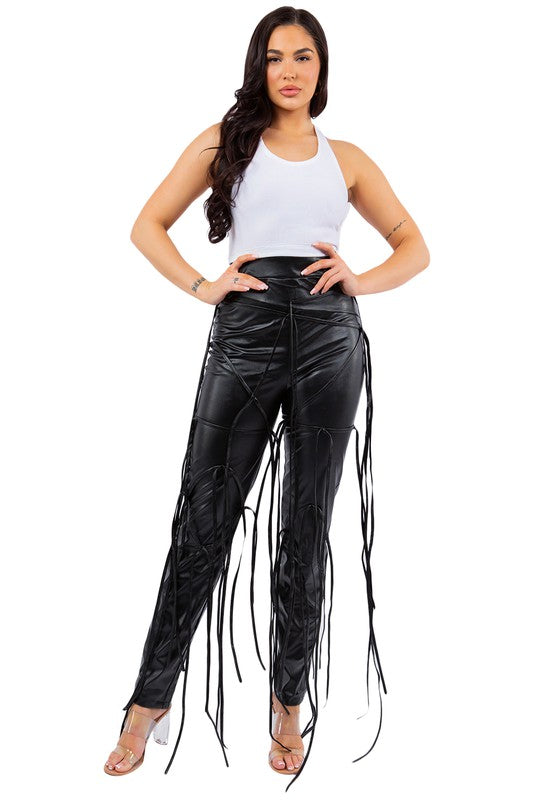 PU LEATHER PANTS