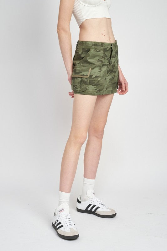 CARGO MINI SKIRT