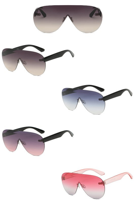 Women Oversized Aviator Fashion Sunglasses