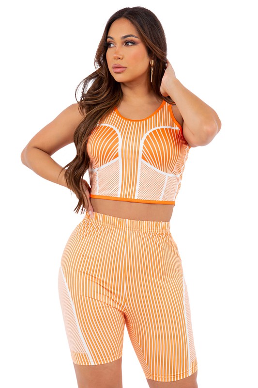 TWO PIECE SET TOP AND SHORT