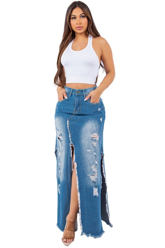 DENIM SKIRT