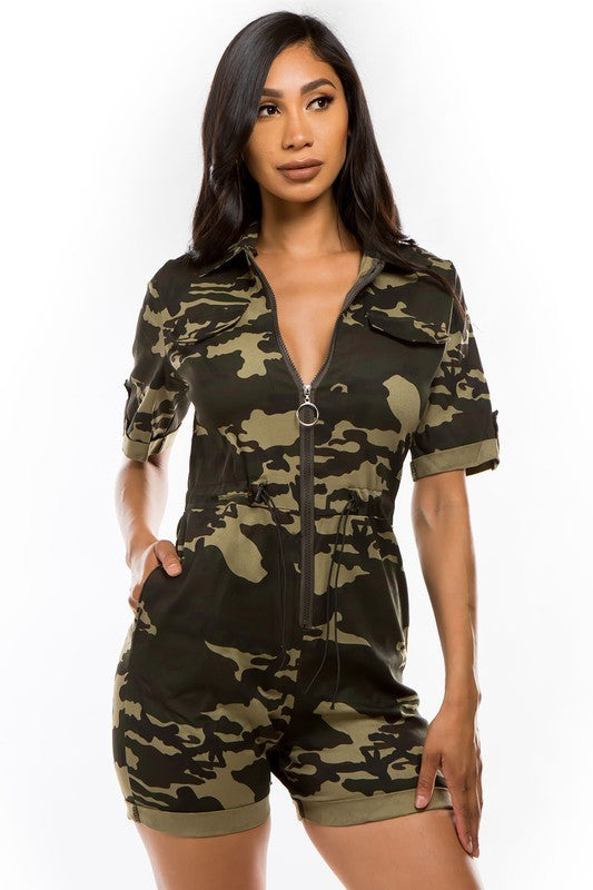 CAMOFLAUGE ROMPER