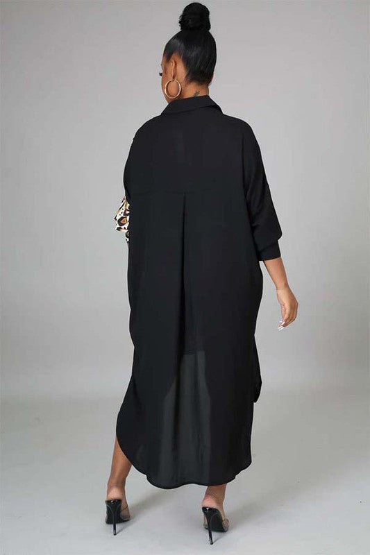 SHIRT MAXI DRESS