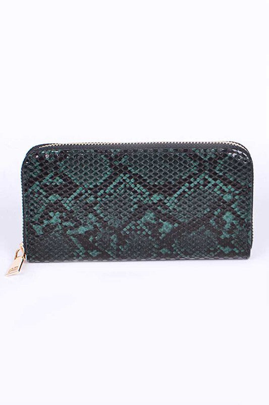 Python Printed Fashion Wallet