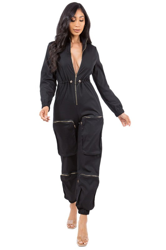 CARGO STYLE JUMPSUIT