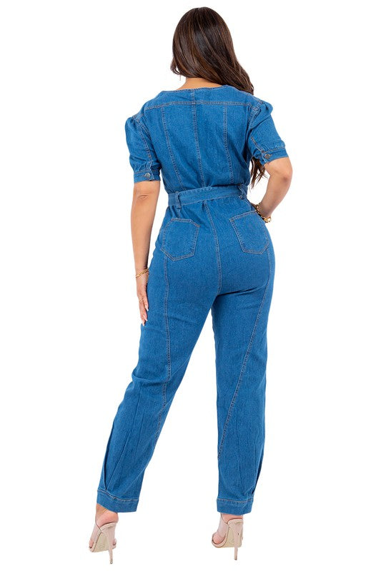 DENIM JUMPSUIT