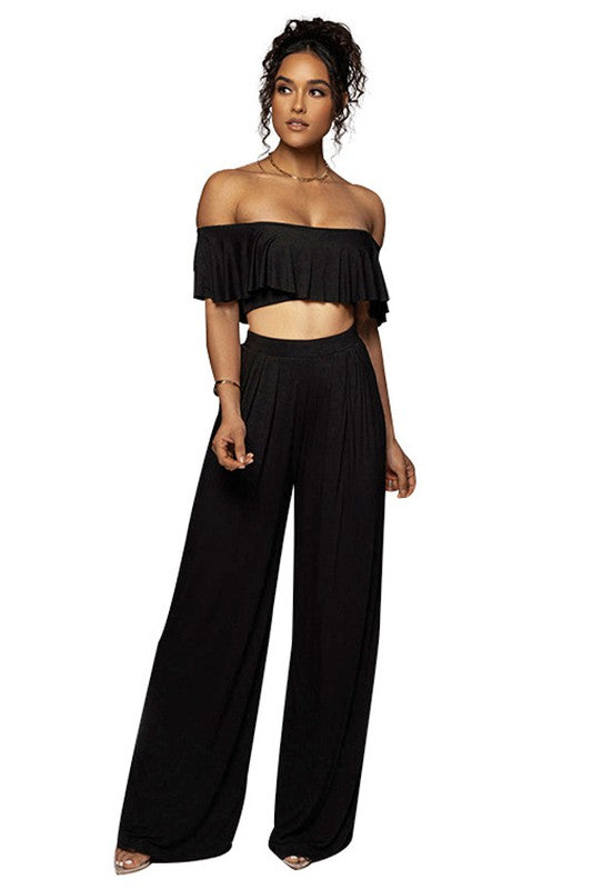 TWO PIECE SET TOP AND PANT