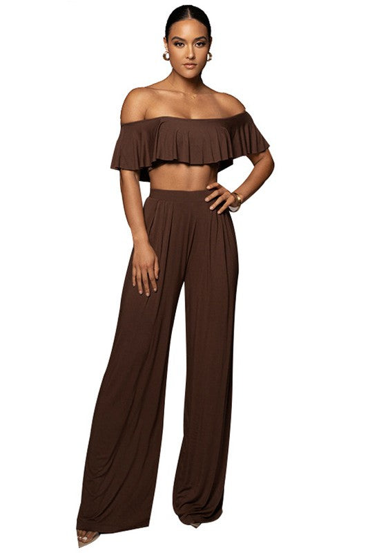 TWO PIECE SET TOP AND PANT