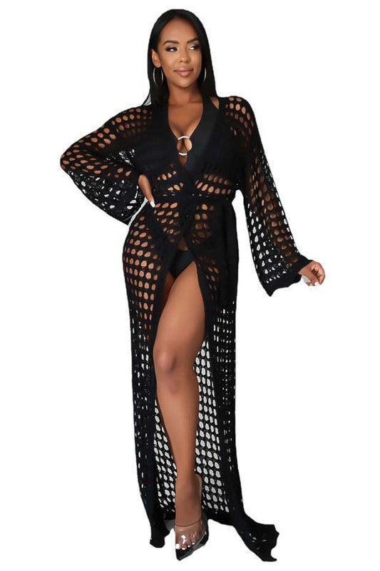 SEXY CROCHET COVER-UP KIMONO