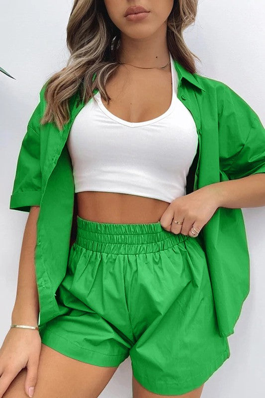 TWO PIECE SET TOP AND SHORT