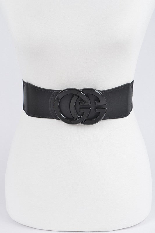 CG Logo Tonal Elastic Fashion Belt