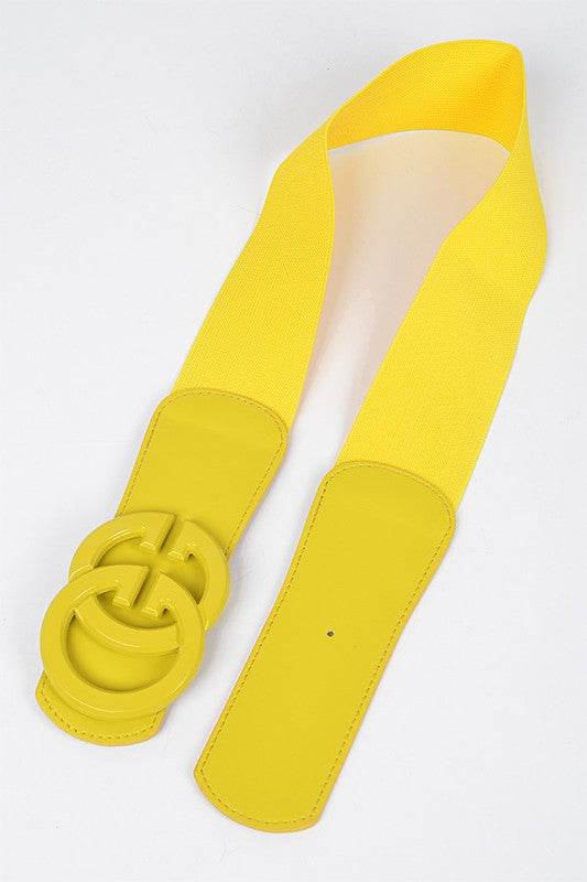 CG Logo Tonal Elastic Fashion Belt