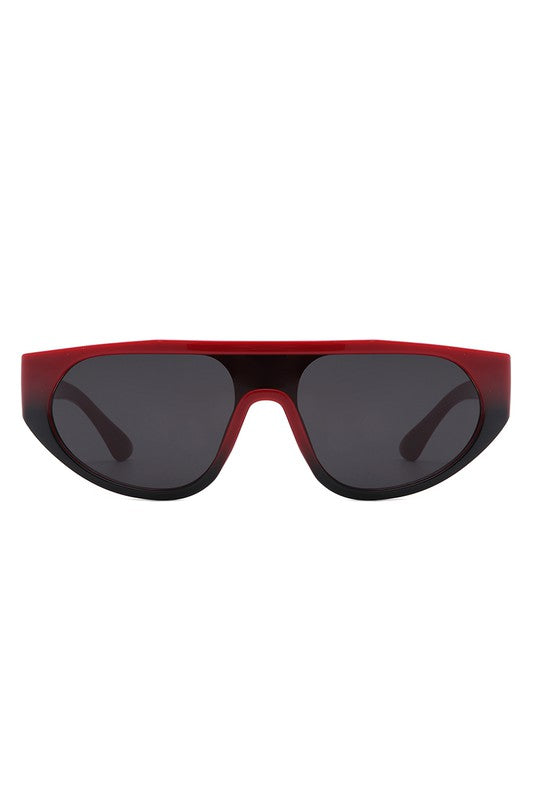 Round Flat Top Retro Fashion Sunglasses