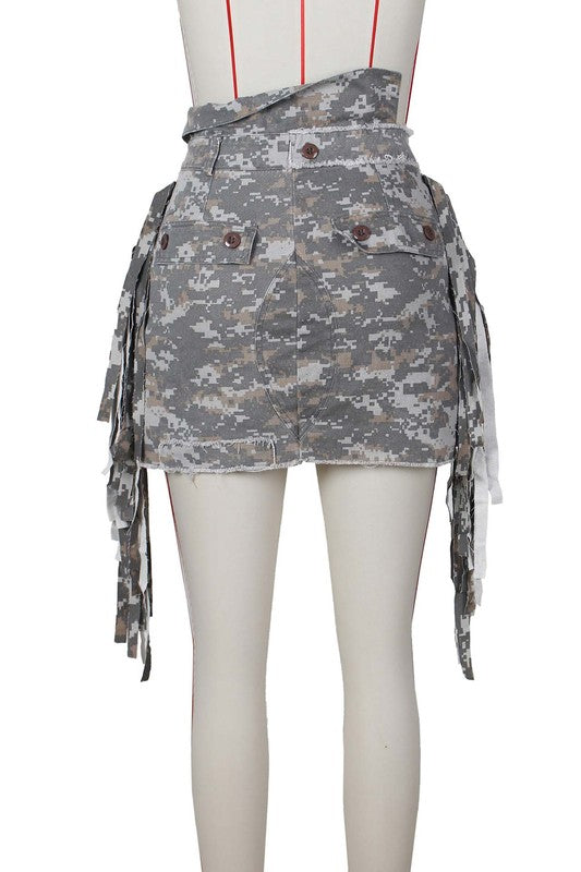 SPORT CAMOFLAGE SKIRT