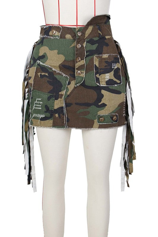 SPORT CAMOFLAGE SKIRT