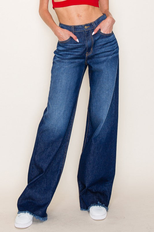 Western denim Wild Leg jeans pants wester