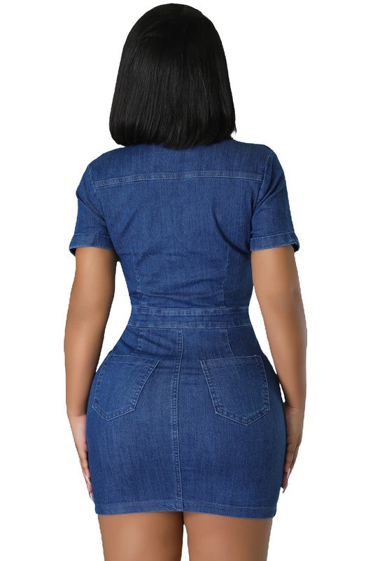 FASHION DENIM DRESS