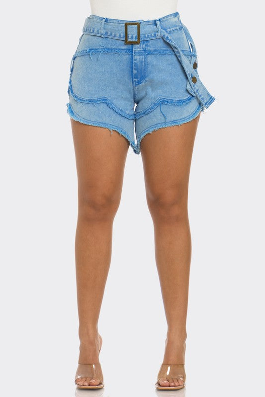 casual summer strap shorts