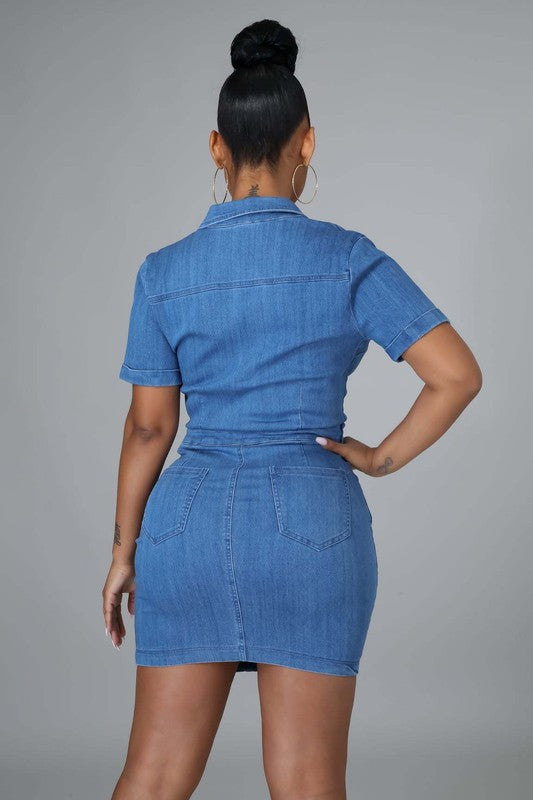 FASHION DENIM DRESS