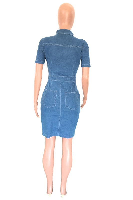 FASHION DENIM DRESS