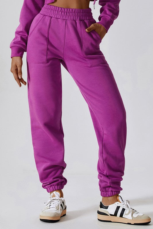 Loose sports casual ankle-banded sweatpants