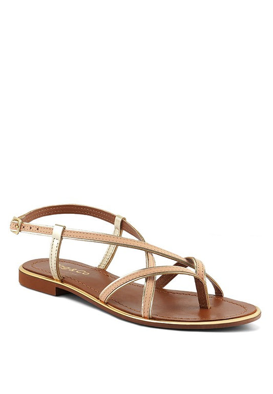 Pheboe Strappy Flat Sandals