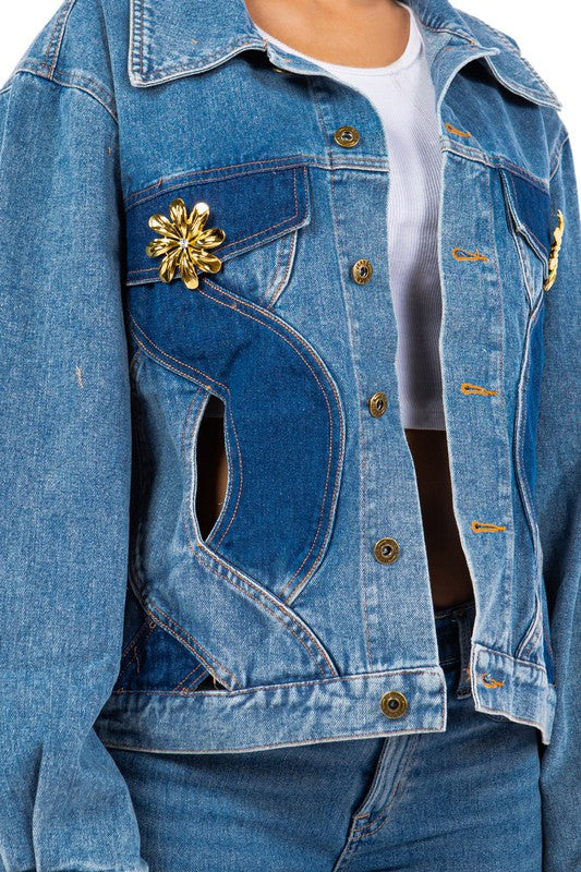 DENIM FASHION JACKET