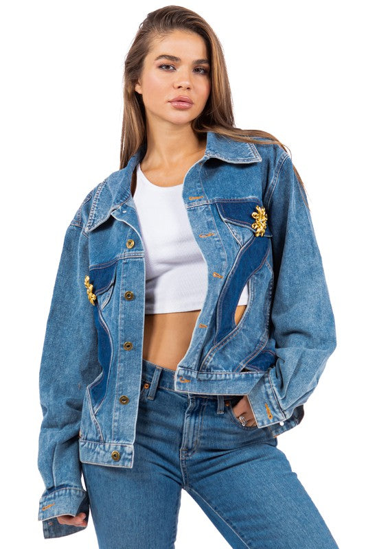 DENIM FASHION JACKET