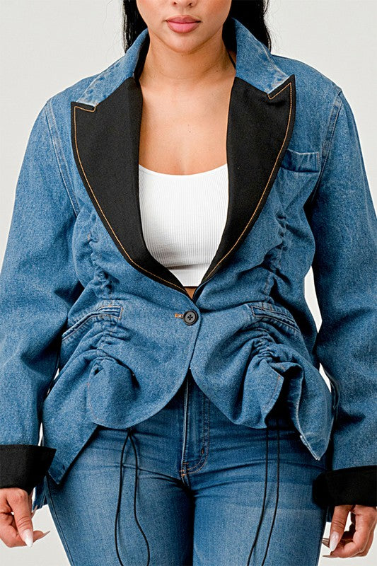 Cute Denim Blazer