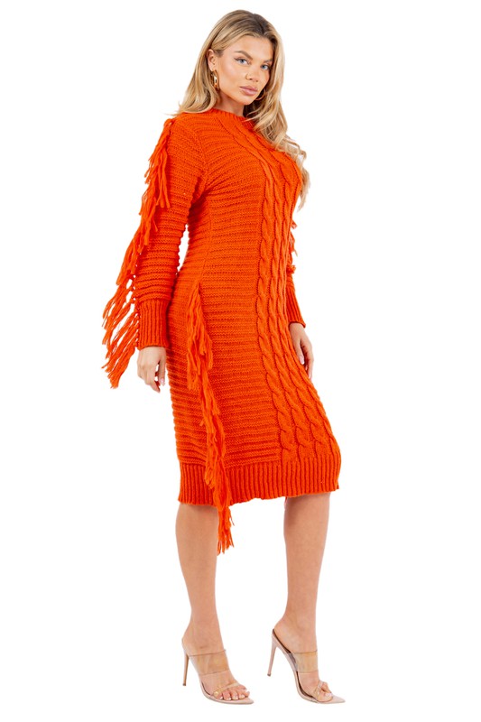 FASHION SWEATER DRESS