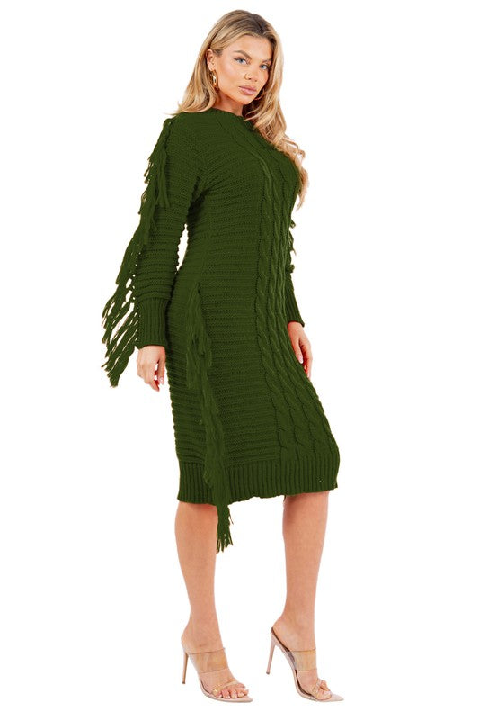 FASHION SWEATER DRESS