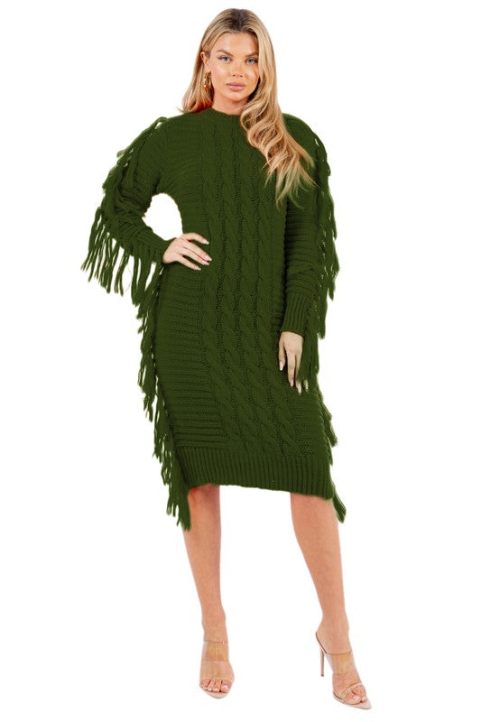 FASHION SWEATER DRESS