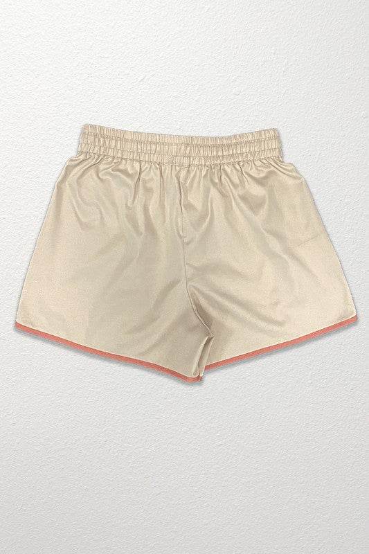 Retro striped shorts