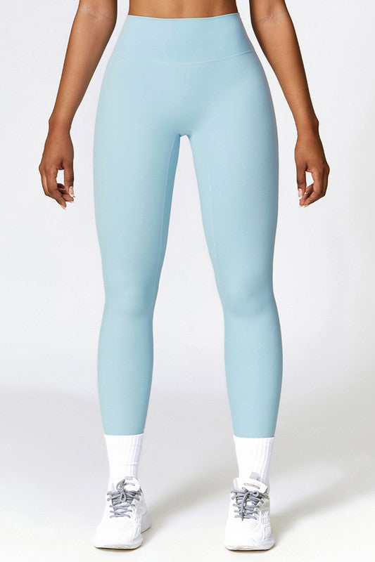 High-waisted hip-lift quick-drying leggings