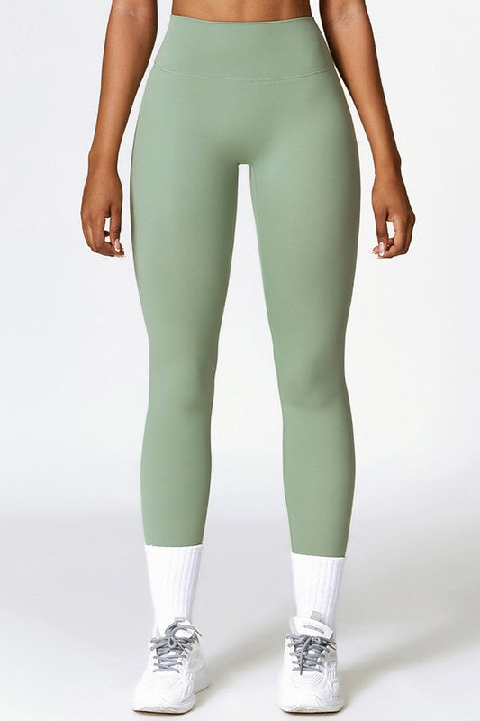 High-waisted hip-lift quick-drying leggings