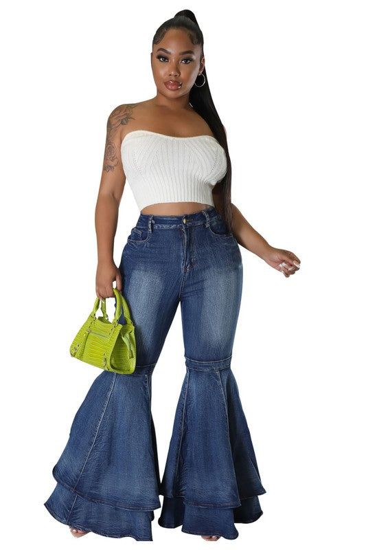 FASHION STYLE DENIM PANTS