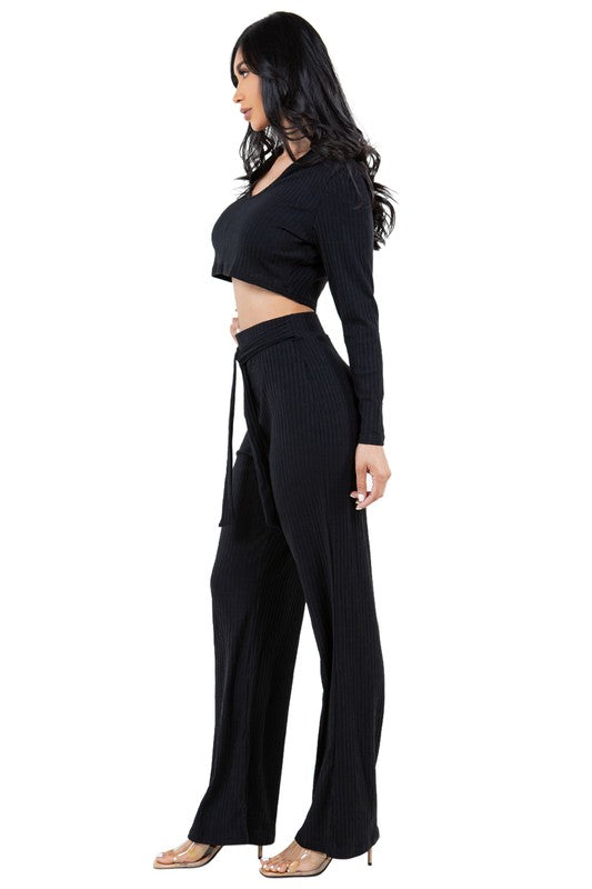 TWO PIECE PANTS SET