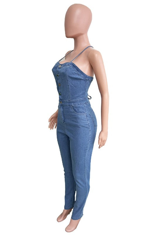 DENIM JUMPSUIT