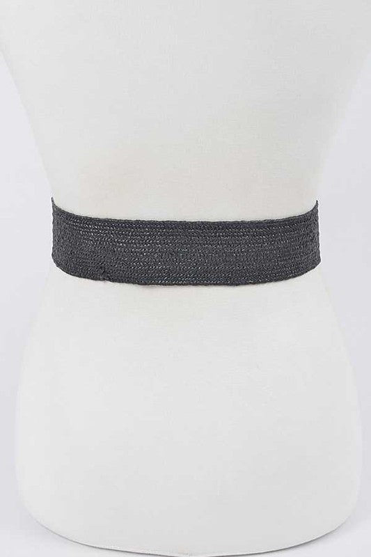 Plus Size Bamboo Buckle Elastic Belt