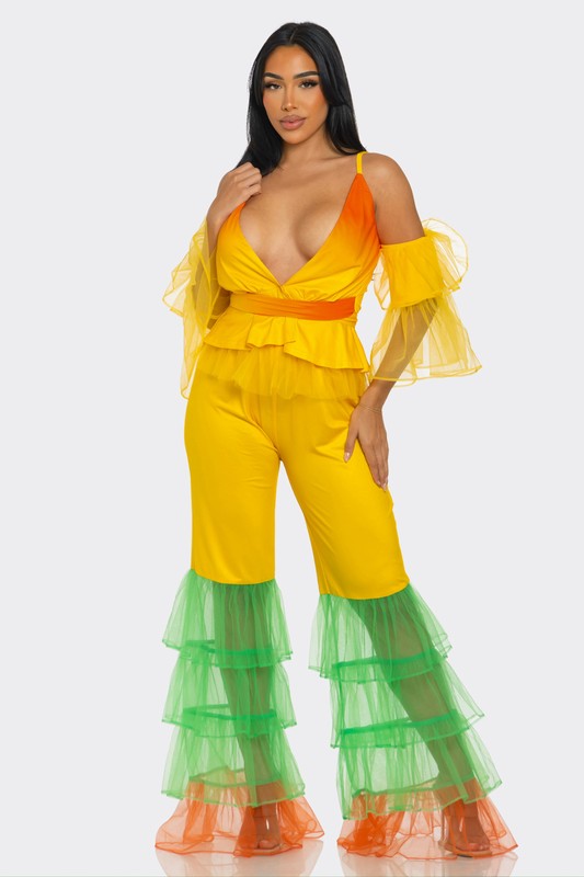 Tropical Ruffle Fiesta Set