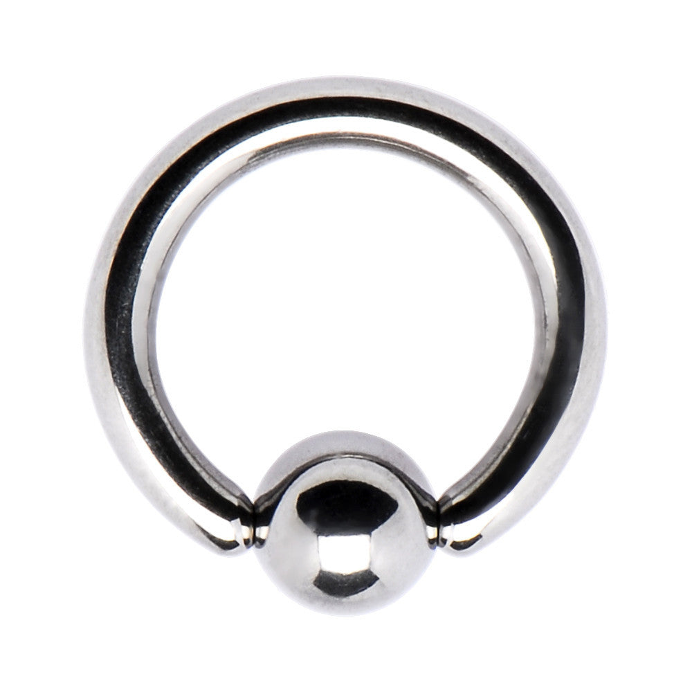 12G STEEL BCR Captive Ring 3/8 5mm