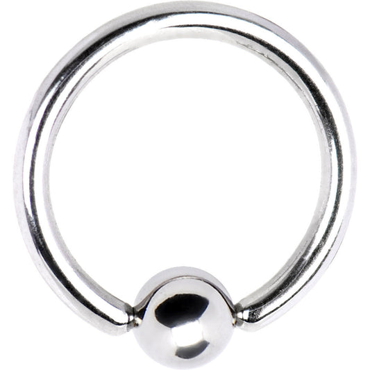 12G STEEL BCR Captive Ring 1/2 5mm