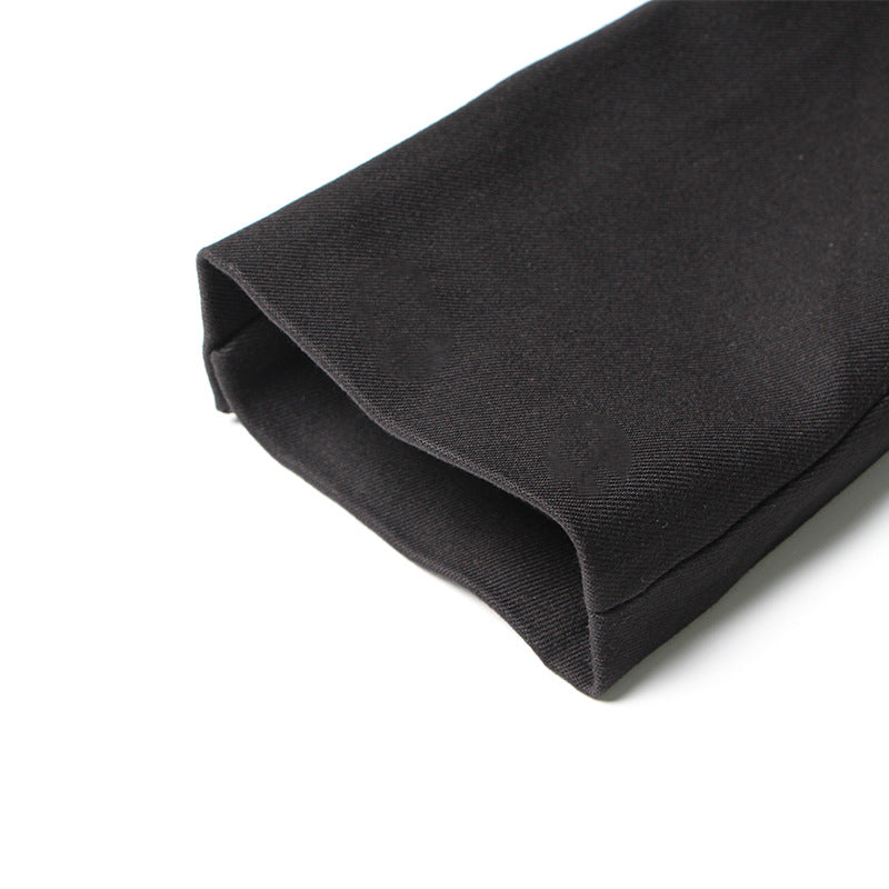 Small Waist Tight Slimming Blazer Hollowed out Cropped Outfit Design Slim Fit Coat for Women