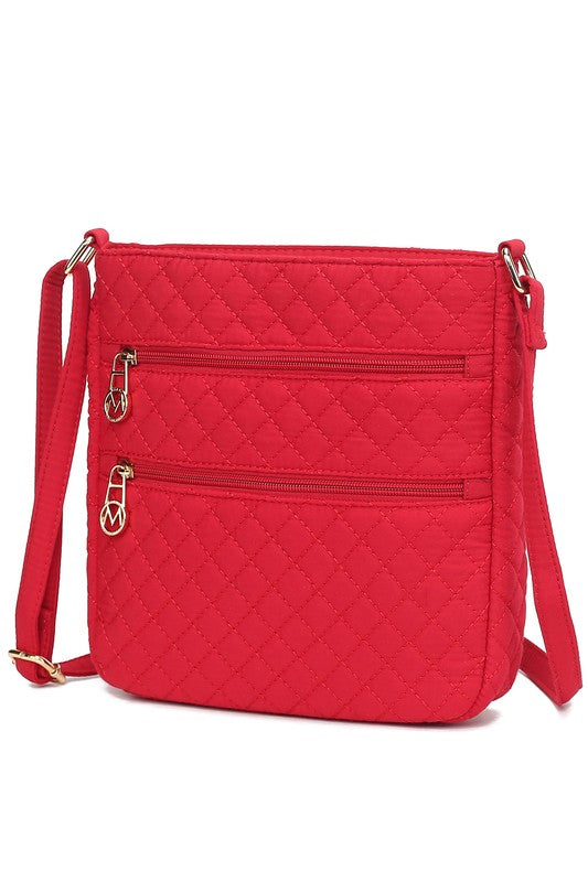 MKF Collection Lainey Quilted Cotton Crossbody Bag