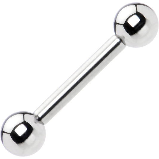 12G Straight Stainless Steel Barbell 1/2 5mm