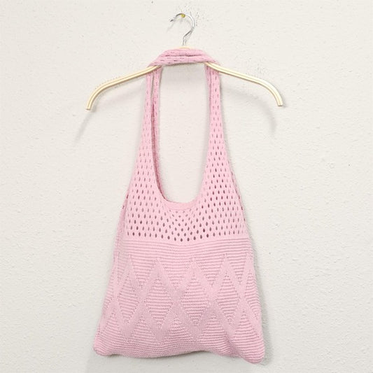 Zigzag Crochet Tote Bag