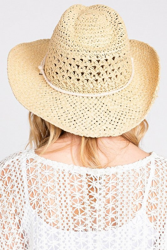 Straw Cowboy Summer Hat