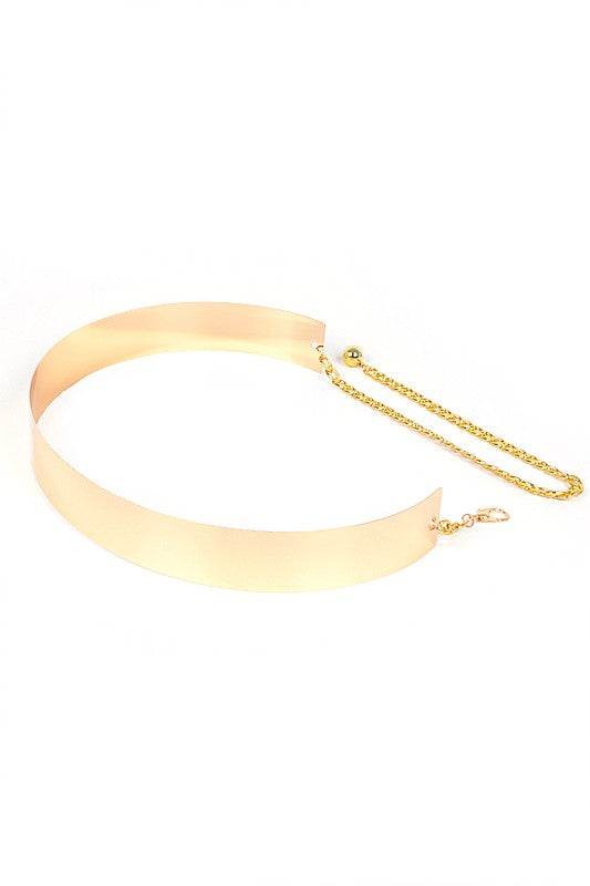 Metal Plate Molded Iconic Belt